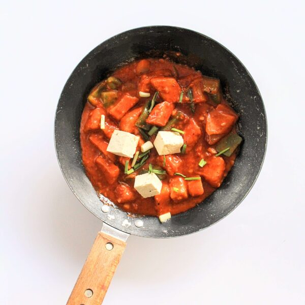 Tofu in Spicy Peanut Sauce (Vegan)